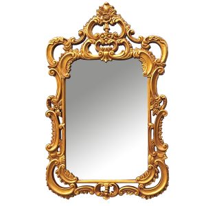 YH8263 Antique Gold Mirror Wall Hanging Mirror Vintage Mirror for Home Hotel Decor