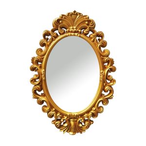 YH8081 Antique Gold Mirror Wall Hanging Mirror Vintage Mirror for Home Hotel Decor