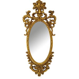 YH8267 Antique Gold Mirror Wall Hanging Mirror Baroque Mirror for Home Hotel Decor